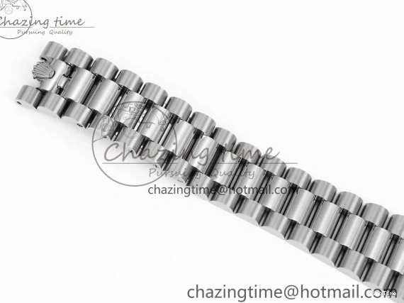 MiroTime 0310 Day Date 36 SS TWSF Best Edition White Diamonds Dial on SS Bracelet A Trendsetting 1604